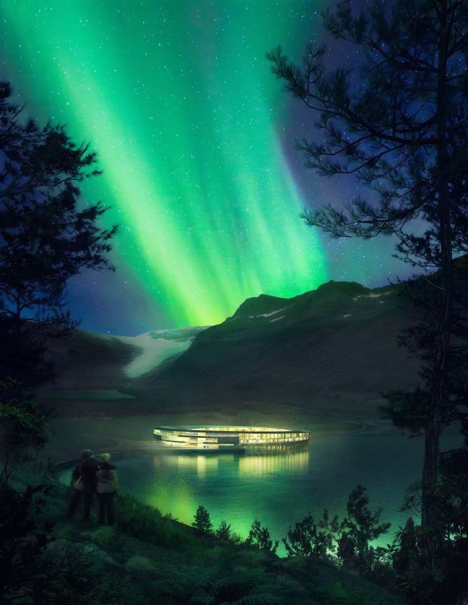  Арктический эко-отель Svart в Норвегии 